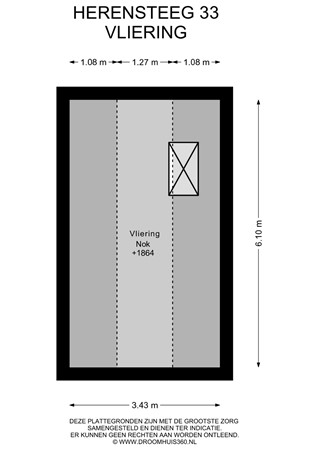 Floorplan - Herensteeg 33, 2311 SH Leiden